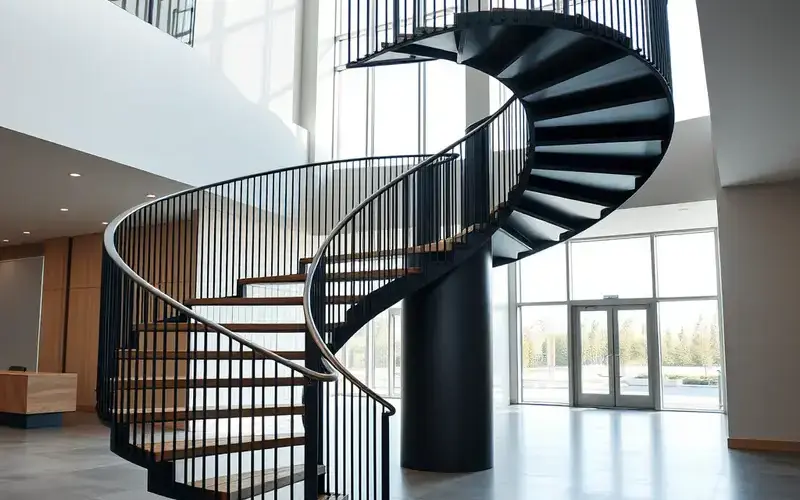 Architectural metalwork installation