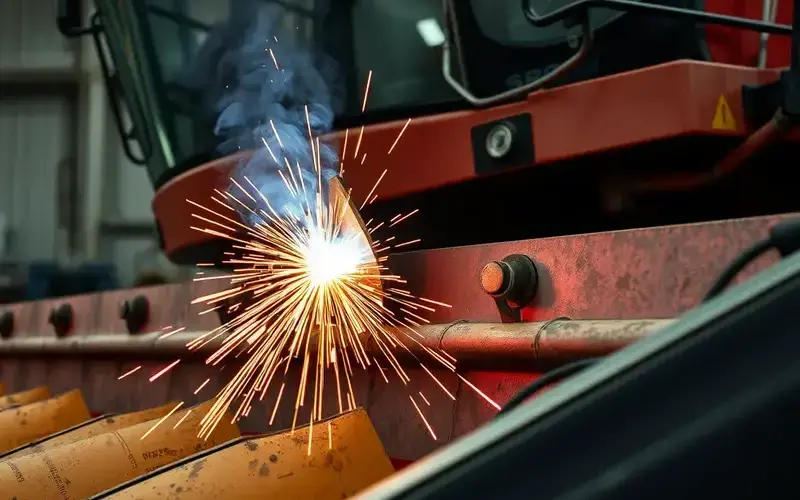 Heavy equipment welding repair