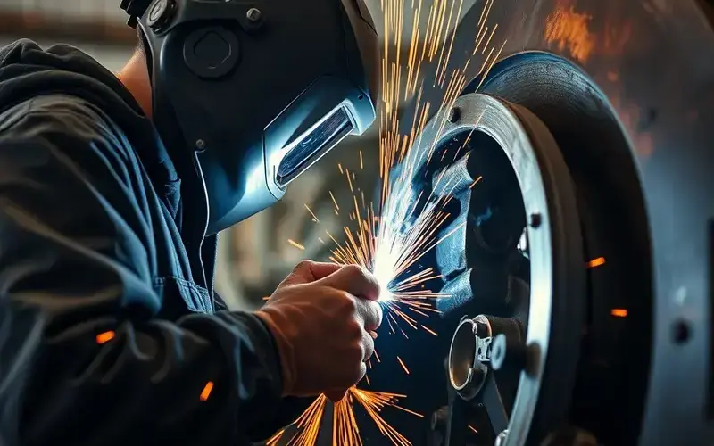 Heavy equipment welding repair