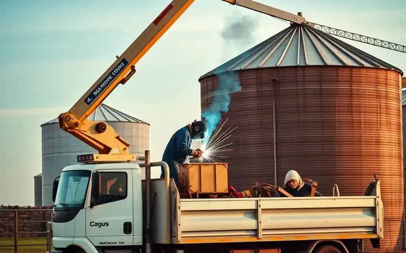 Mobile welding truck service