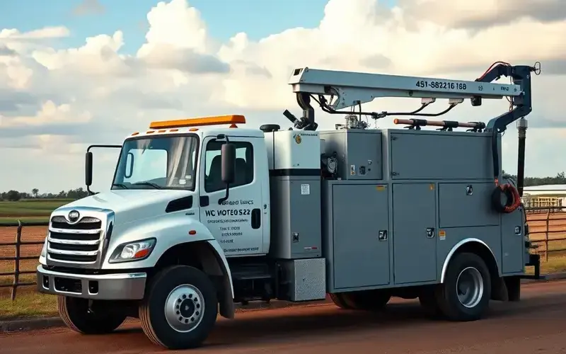 Mobile welding service truck