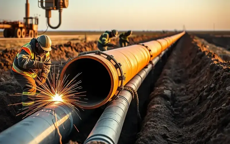 Pipeline welding project